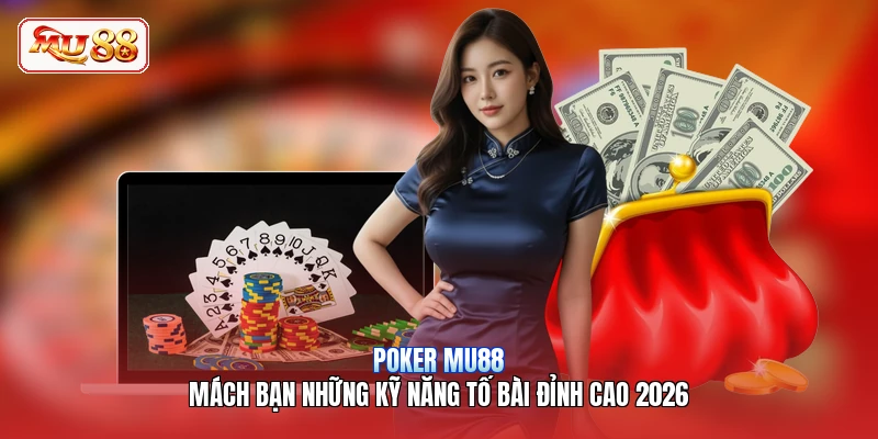 Poker MU88 | Mách Bạn Những Kỹ Năng Tố Bài Đỉnh Cao 2026
